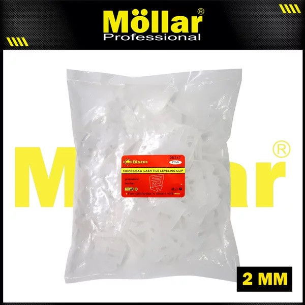 BISON CLIP ALAT PERATA KERAMIK NAT SPACER LASH TILE LEVELING