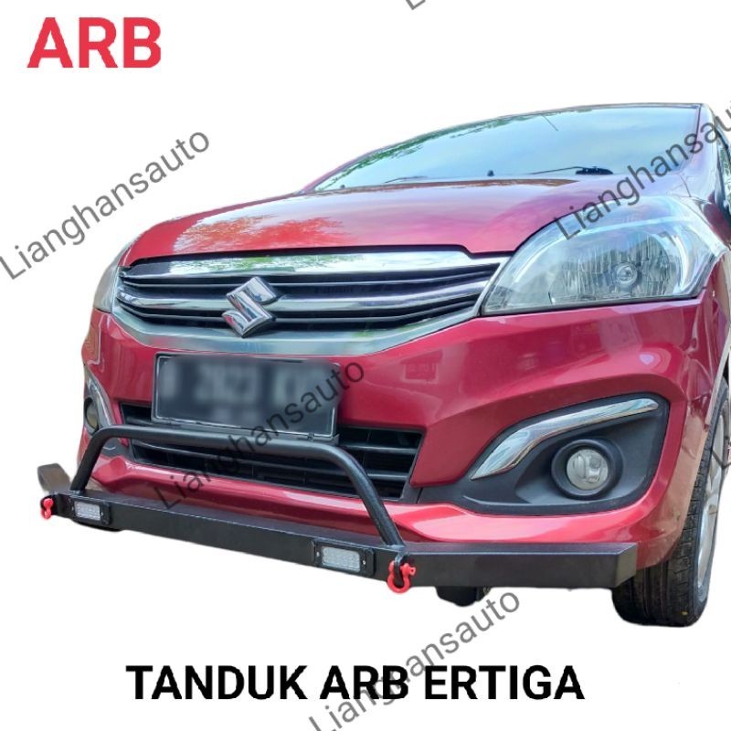 TANDUK DEPAN MINI ARB LAMPU LED ERTIGA LAMA ANTING MERAH FULL BESI