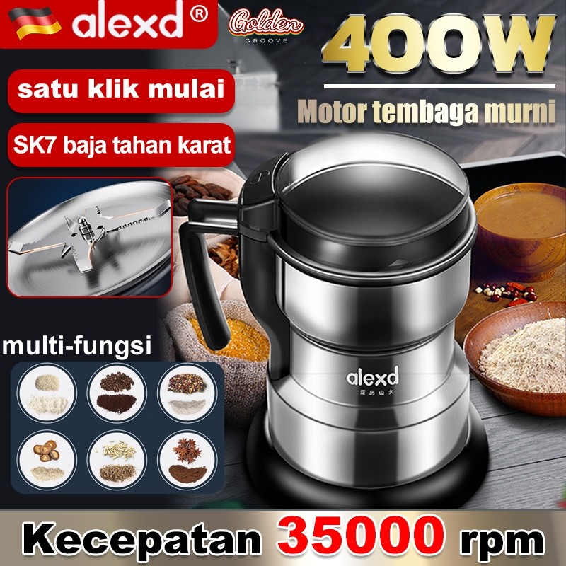 everleafco - ALEXD Blender Chopper Stainless Steel 300w Penggiling Bumbu Daging Sayur Buah / Food Pr