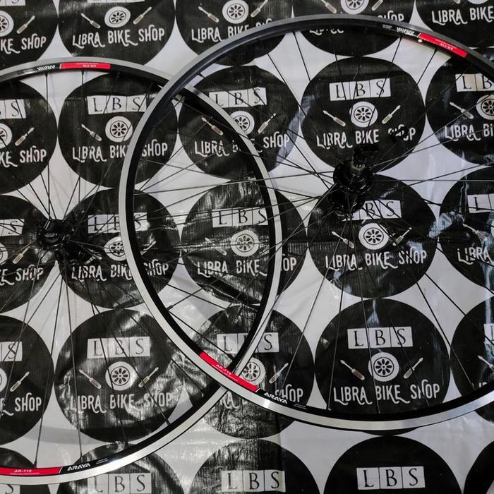 WHEELSET ARAYA AR-719 AR719 HUB UNITED ALLOY QR JARI SS HITAM