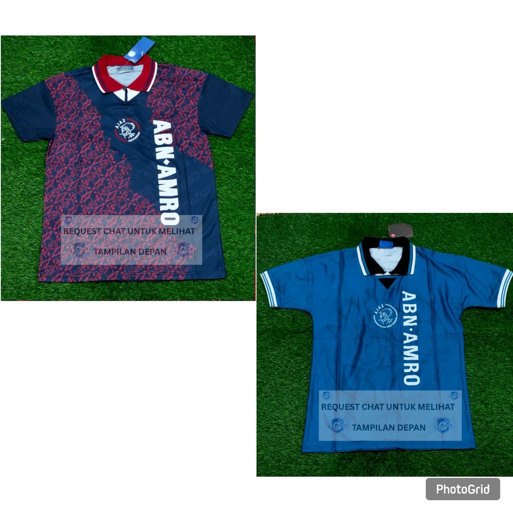 JERSEY BAJU BOLA AJAX HOME AWAY 3RD RETRO VINTAGE