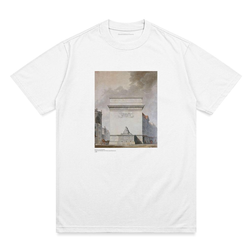 Kaos Etienne-Louis Boullee – Projet de fontaine a la Pointe Saint-Eustache – 1766 T-shirt | Fine Art