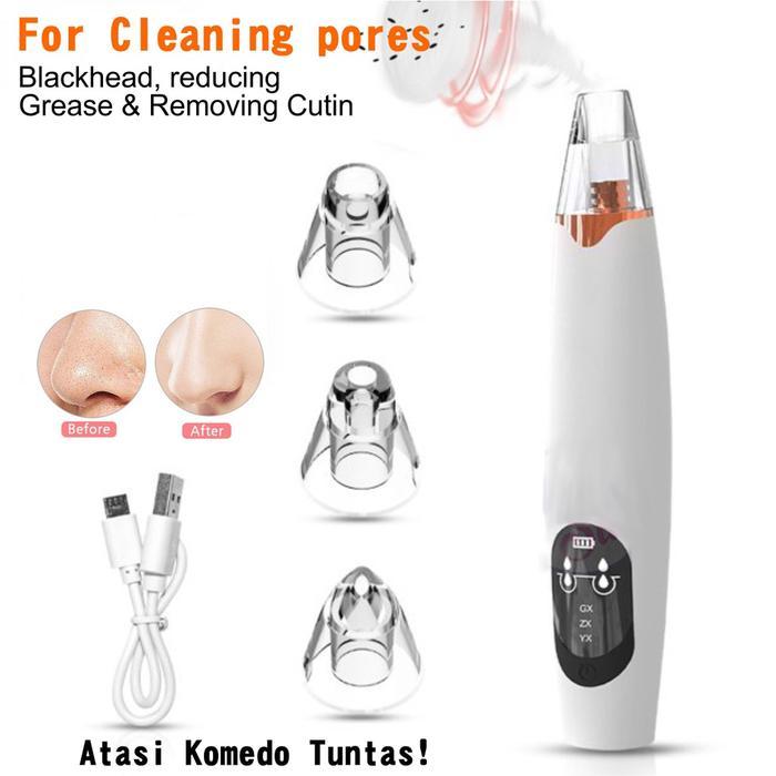 Alat Penyedot Komedo dan Jerawat Vakum Komedo /Alat Komedo Facial /Alat Sedot Komedo Listrik & Jeraw