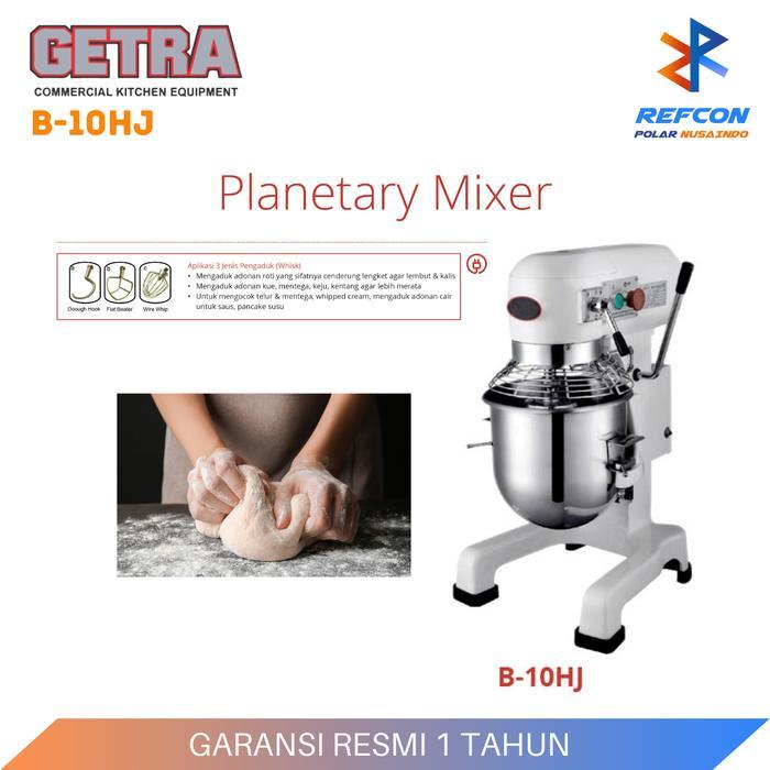 GETRA B-10HJ / B 10 HJ / B10 Planetary Mixer Pengaduk Adonan Roti 10 L