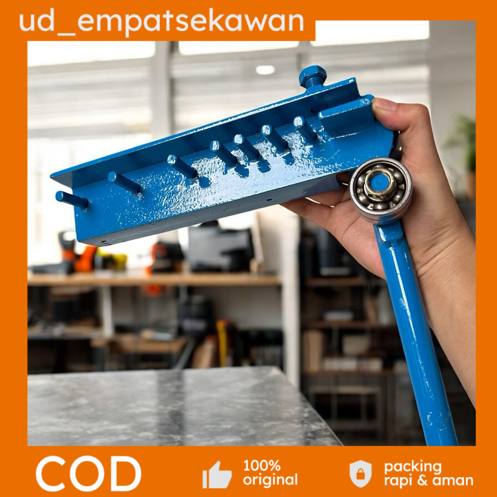 Alat Penekuk Besi Kanal UNP Behel Kokoh & Kuat Ukuran 4 6 8 10 12 Mm