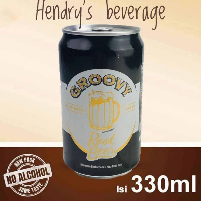 Rootbeer kaleng | Root beer kaleng 1dus Isi 24pcs