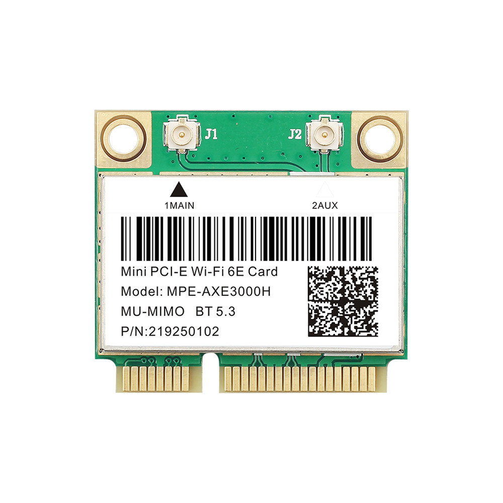 WiFi 6E AX210HMW Mini PCIE Wifi Network Card Bluetooth 53 For AX210 Card 80211AX Wireless WiFi Adapt