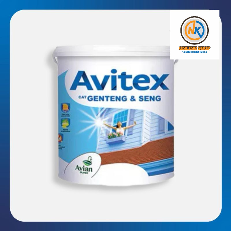 NK_ONLINESHOP MENJUAL AVITEX CAT GENTENG DAN SENG AVITEX ROOF AVIAN - AVITEX READY MIX 4 KG