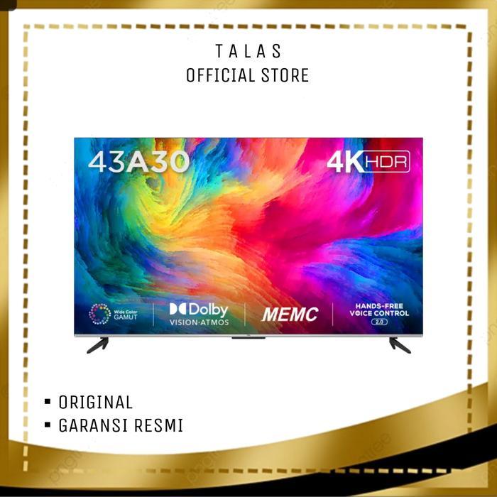 TCL 43A30 / 50A30 / 55A30 Android Google TV 4K 43 - 55 inch HDMI 2.1 - 43 inch