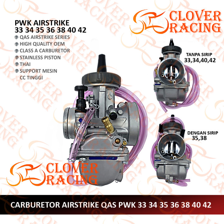 [ BISA COD ] KARBURATOR AIRSTRIKE PWK 33 34 35 36 38 40 42 CARBURETOR PWK33 PWK34 PWK35 PWK36 PWK38 