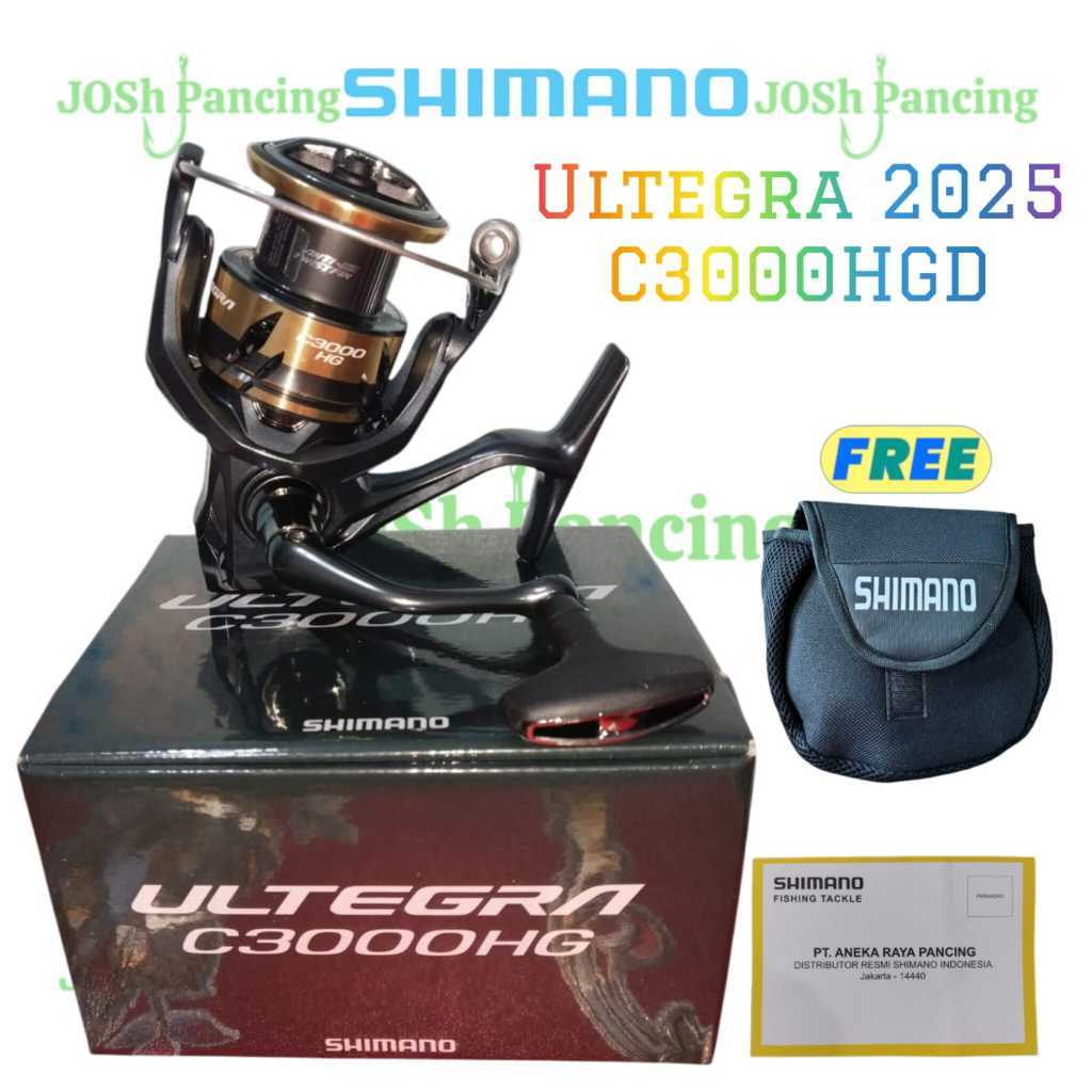 reel pancing SHIMANO Ultegra 2025 1000D 2500HGD C3000HGD Free Pouch Garansi Resmi