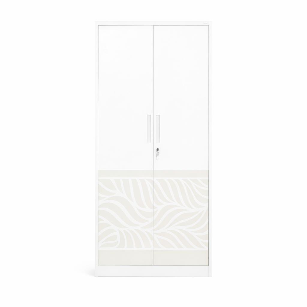 Dekoruma ANSEL Lemari Pakaian Besi 2 Pintu / Lemari Pakaian 2 Pintu / Lemari Baju Besi 2 Pintu - Cok