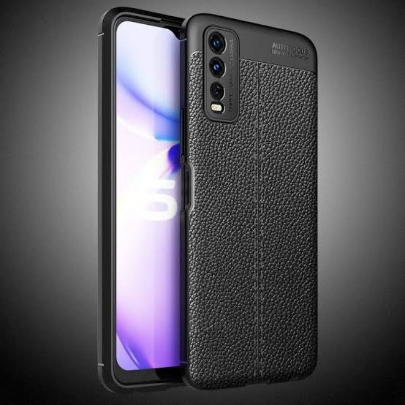 CASE VIVO Y20 / Y20i / Y20S / Y12S / Y12S 2021 / Y20A / Y11S / V15 PRO AUTOFOCUS KULIT LEATHER SLIM 
