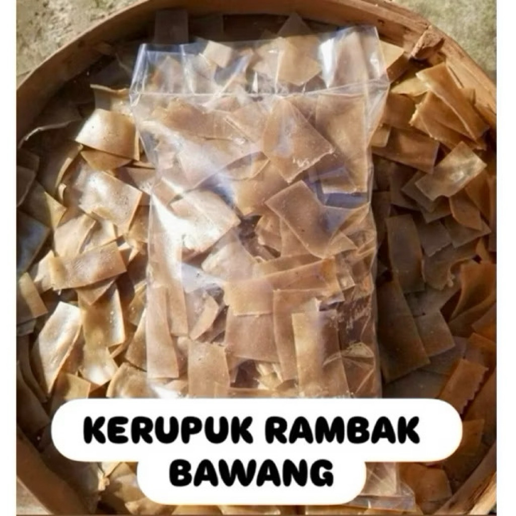 Kerupuk Rambak Bawang 1 Kg Mentah. Kerupuk Puli. Krupuk Rambak.