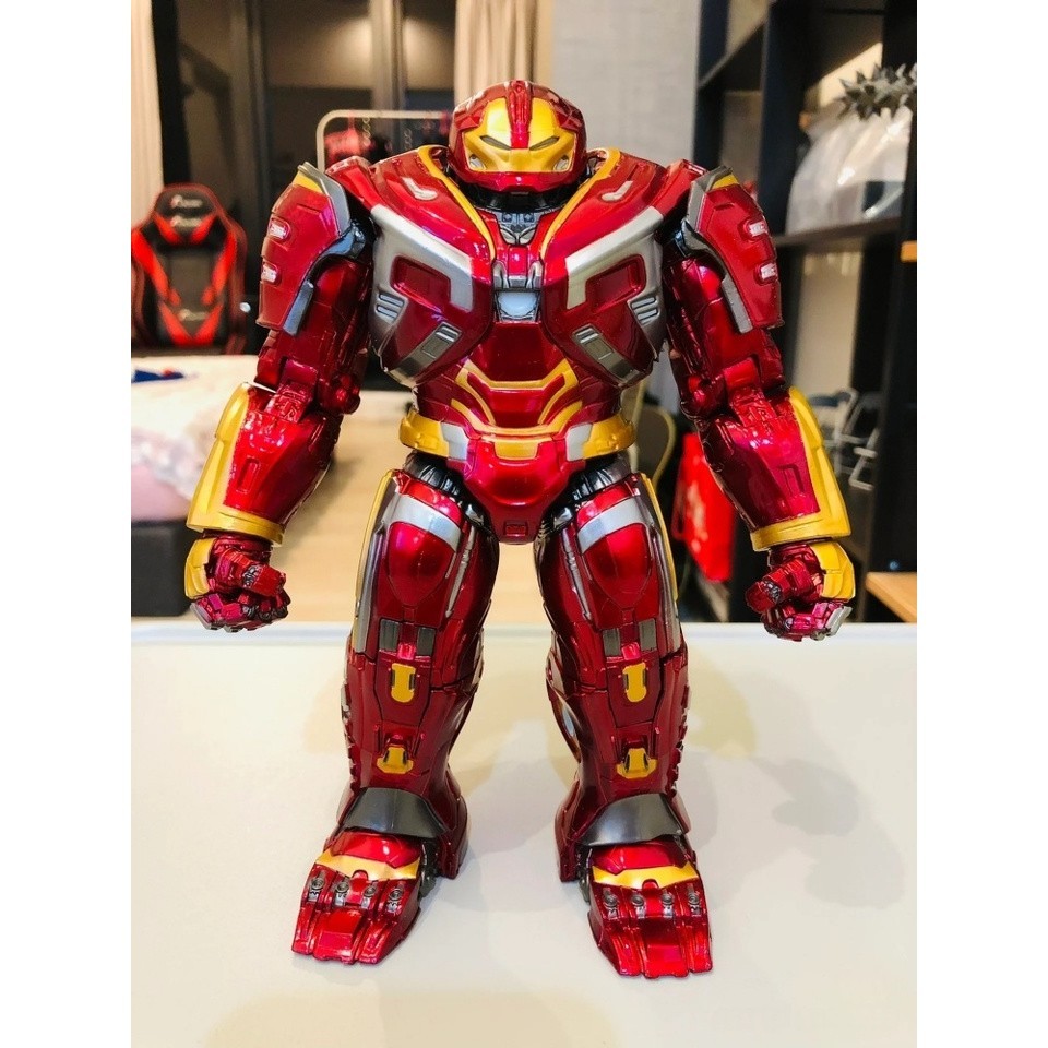 Avengers Hulkbuster Action Figure - Metallic Paint Collectible Model Statue for Adult & Kid Xmas Toy