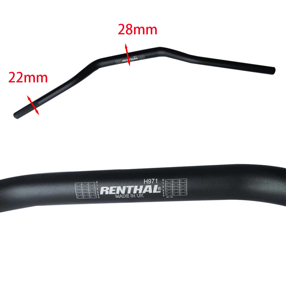 Stang Motor 22MM 28MM 1-1/8" Stang Tebal Universal untuk Balap Motor Trail, Pit Bike, Motocross, ATV