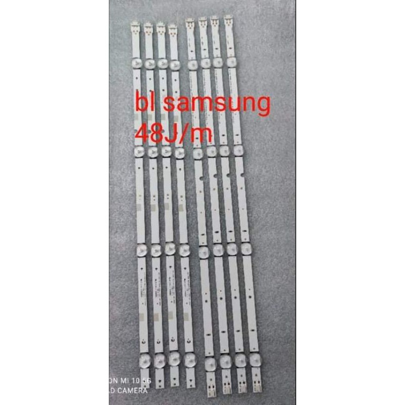 BL 8K 3V - Lampu Backlight Tv LED Samsung 8 KANCING 3 VOLT UA48J5000AK - UA48M5000AK - UA48J5100AK -