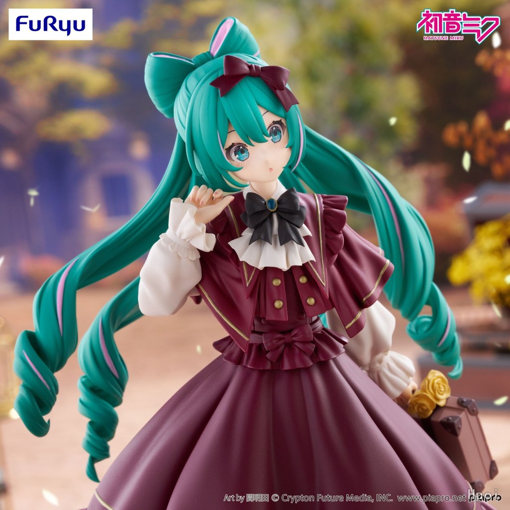 In Stock Original FuRyu Trio-Try-iT Piapro Hatsune Miku 19cm Classical Retro Anime Statue Figure Col