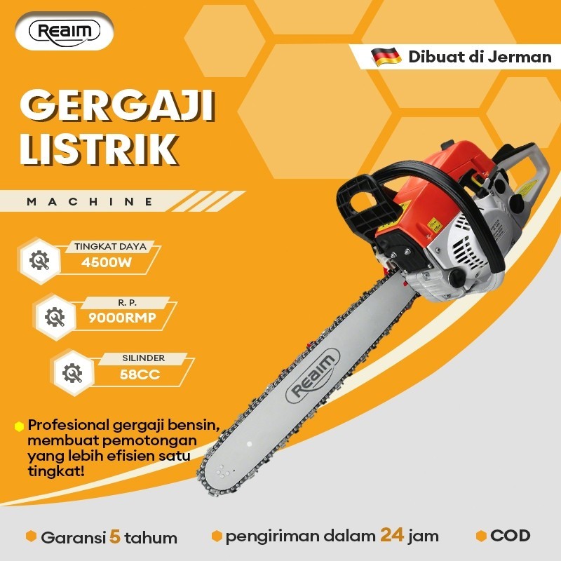 Mesin Senso Pemotong Pohon Senso Mesin saja Tanpa Bar dan Tanpa Rantai Mesin Senso REAIM Chainsaw Co
