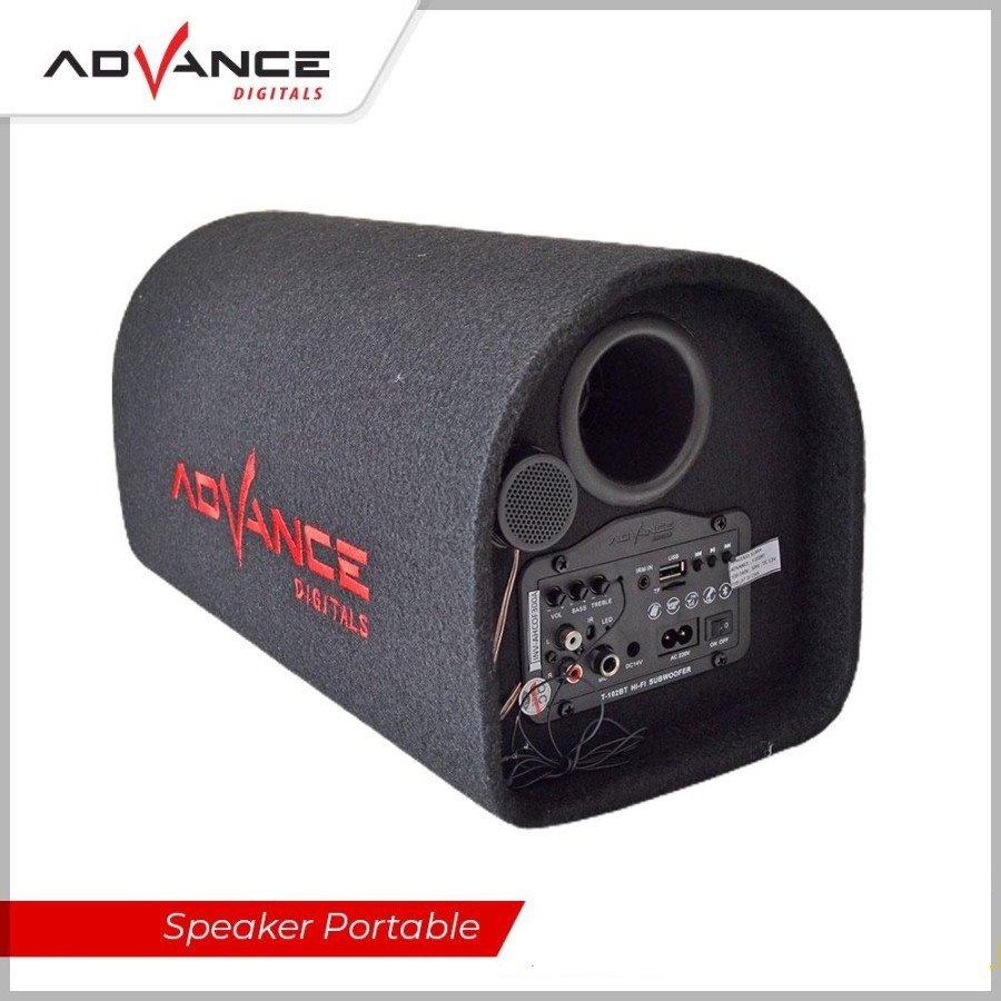 Speaker Aktif Advance Tabung 8 Inch Salon Bluetooth Music Box Subwoofer Original