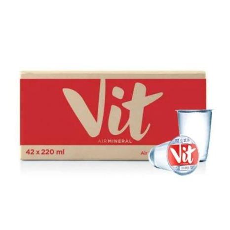 VIT Gelas DUS air mineral VIT kemasan Gelas tersedia di Baru Mart