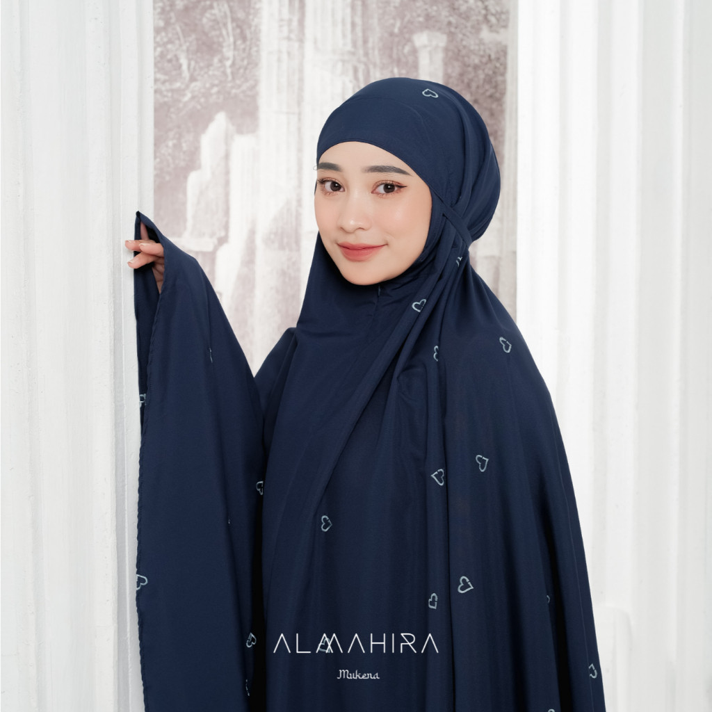 FRANCISS.ID Mukena Dewasa Lovehole Series | Mukena Love Bordir Korean Style By Almahira