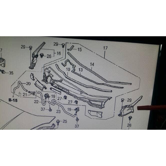Cover Samping Cowl Panggangan Sate Jazz S RS GE8 - Kanan BERKUALITAS