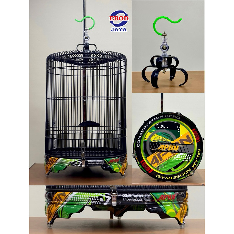 Sangkar Murai Ebod Jaya PVC Water Slied Decal No 2 APBN Fullset