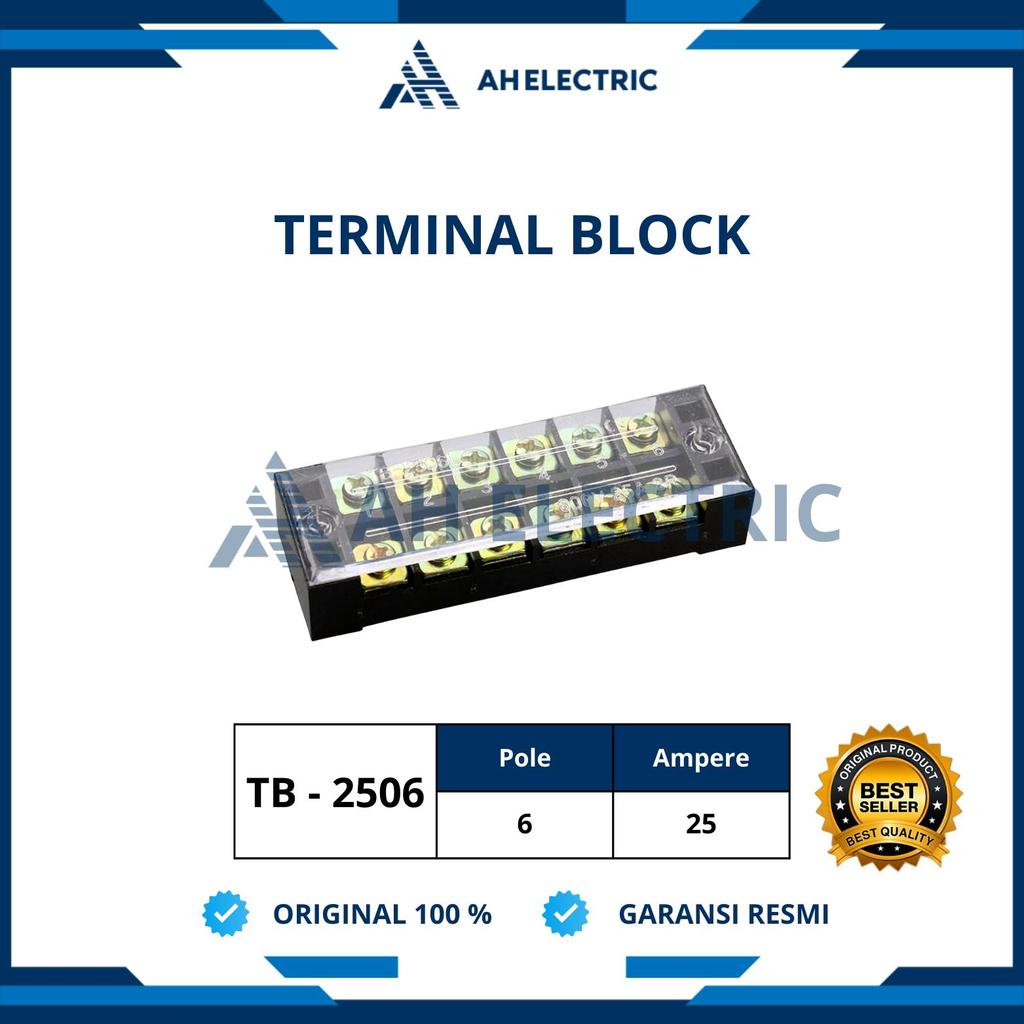 Terminal Block TB 25A 6P TB-2506 | Terminal Kabel Blok | TB2506