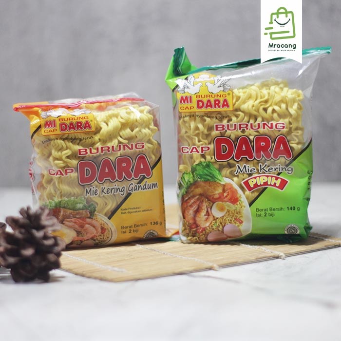 Mie Burung Dara / Mie Kering  /