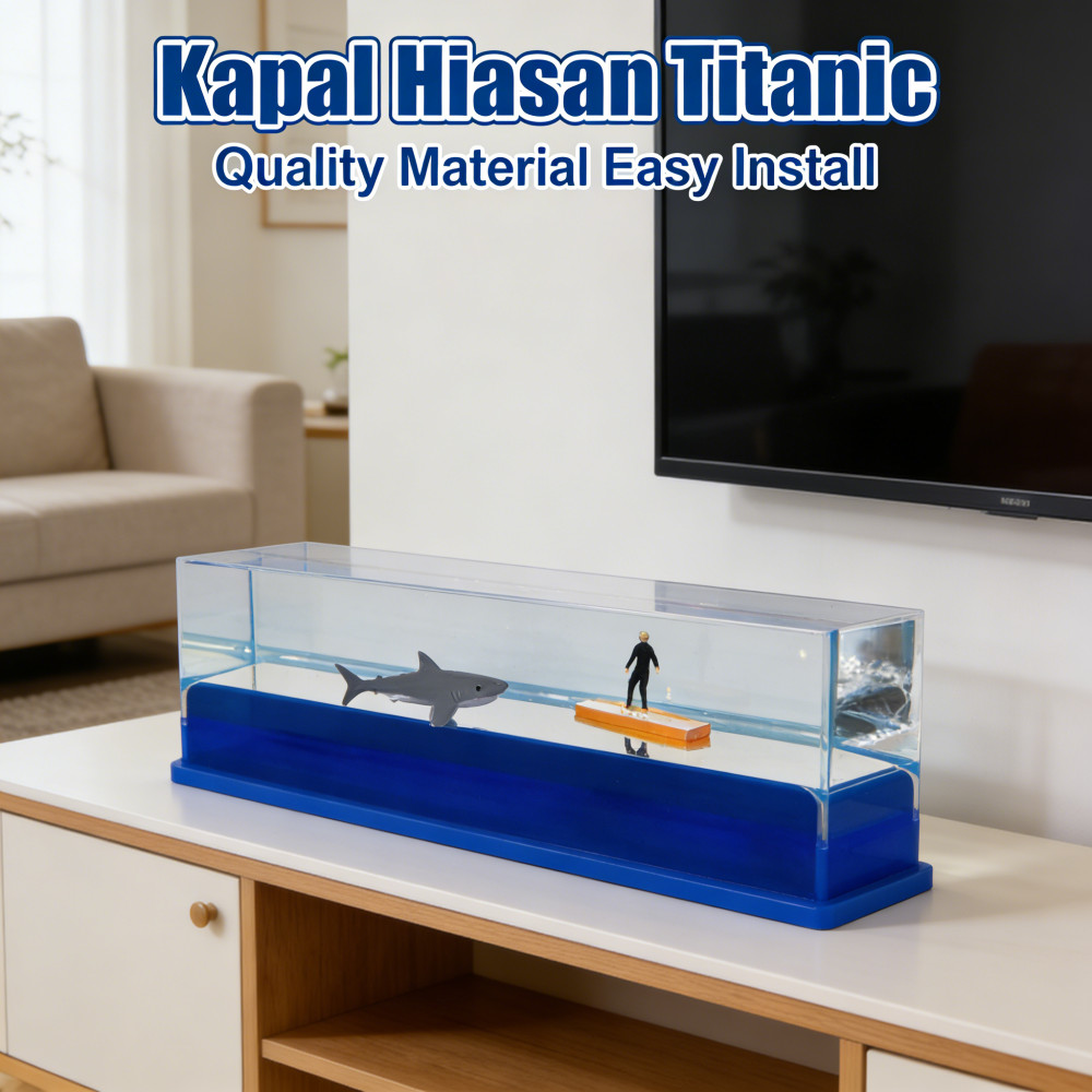 Hiasan Kapal Pesiar Pajangan Mobil Titanic Ornamen Kapal One Piece Mengambang