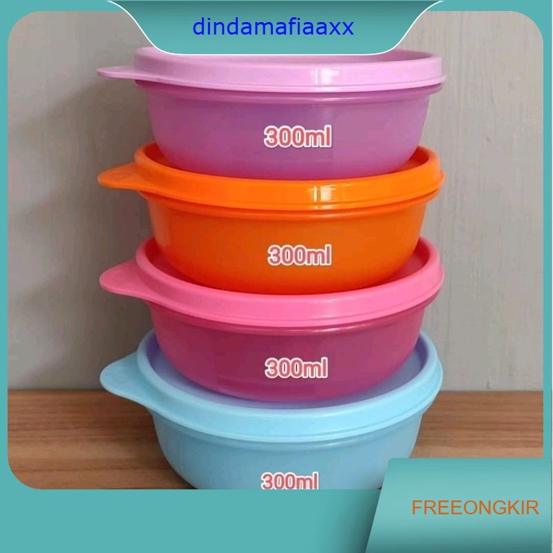 Tupperware Junior Modular Bowl 300ml Tutup Senada