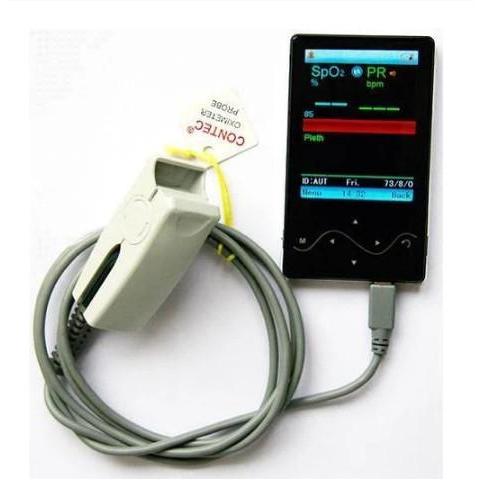 CONTEC CE Passed CMS60F Touchscreen Pulse Oximeter Free SpO2 Probe PR