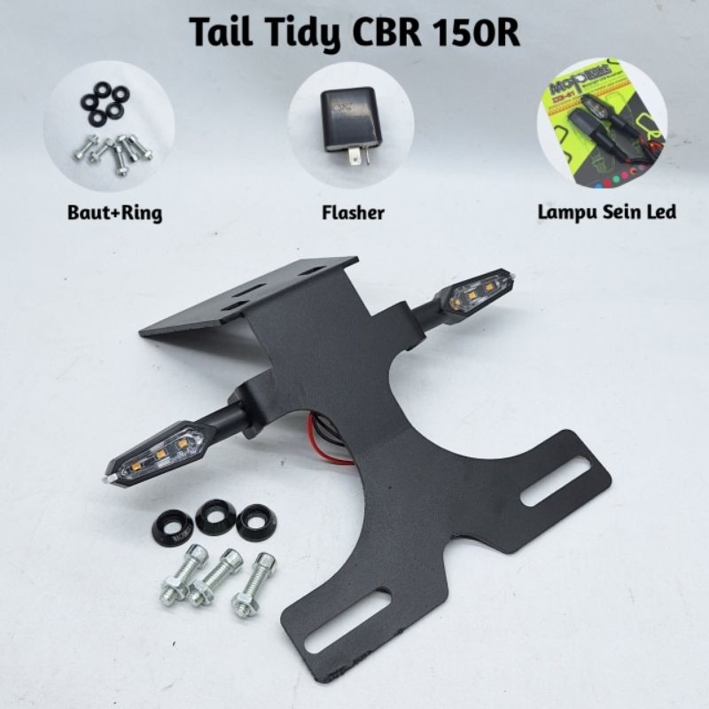Tail Tidy Spakbor Belakang CBR 150R Facelift K45R K45G K45N Plus Dudukan Plat Nomor Sett Lampu Sein 