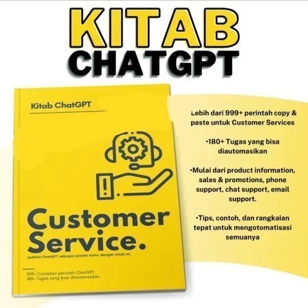Kitab ChatGPT - Customer Service | Panduan Lengkap ChatGPT untuk Customer Service