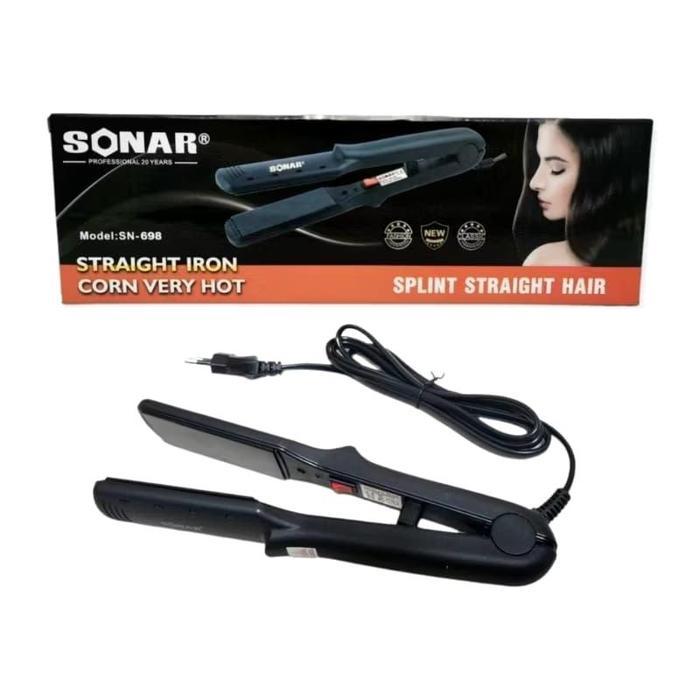 (Heppy Mall) [ORI] Catokan Rambut 698 Pelurus Rambut Curly Straightener dengan On/Off - Sisir - CATO