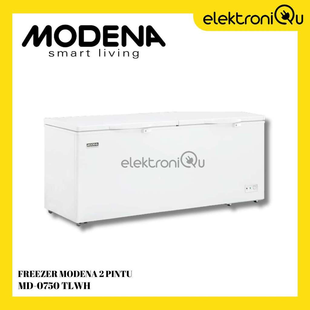 FREEZER MODENA MD-0750TLWH 750 LITER 2 PINTU DUO COOLING SYSTEM