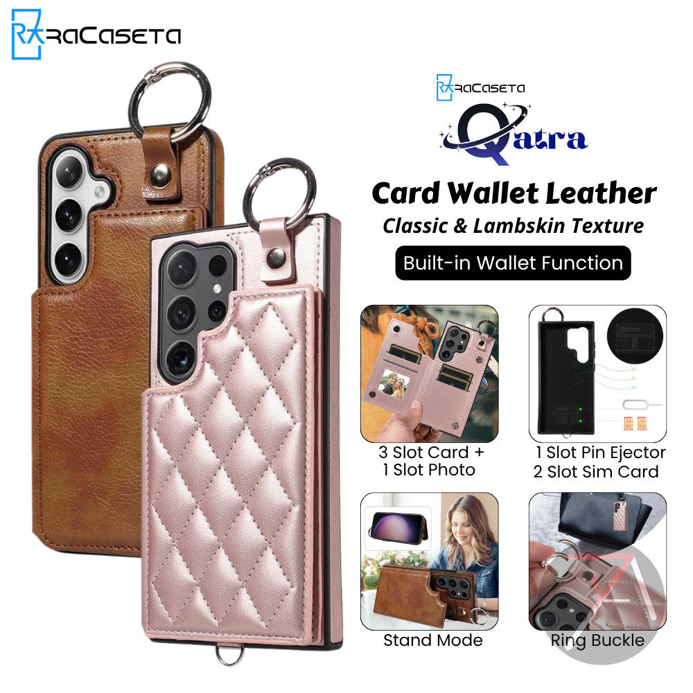 Pelindung Hp Qatra Soft Case untuk Samsung Galaxy S25 Ultra FE S24 S23 S22 A17 A56 A36 A26 A16 A55 5