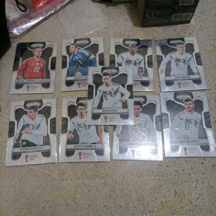 Kartu Bola Prizm Panini Team Jerman Set 9 The ICON Mezut Ozil | RARE 2ND
