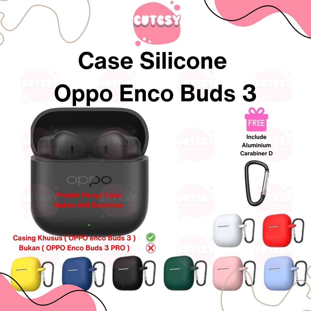 Case Oppo Enco Buds 3  Casing silicone Oppo Enco Buds 3Pro Protect Silicon Halus
