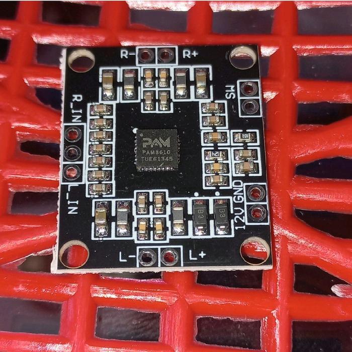 modul kit PAM8610 power amplifier class d stereo 12v 2x15w PAM 8610 Driver mini 1
