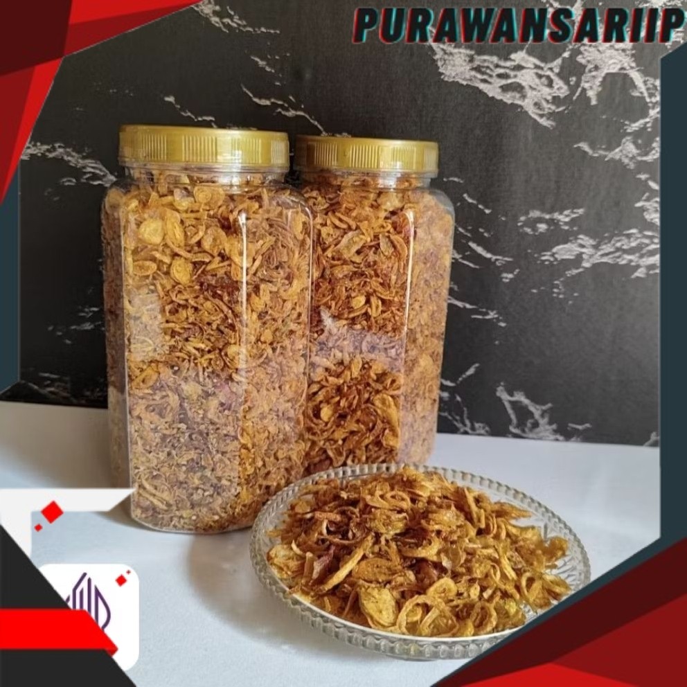 Bawang Merah Goreng Kemasan Toples 500Ml