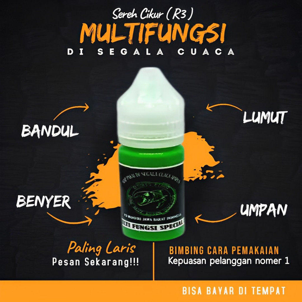 Esen Si Jurig Esen Ikan Nila Alam Liar Media Lumut Pelet Bandul Geleng 15 ml Paling Ampuh  Original 