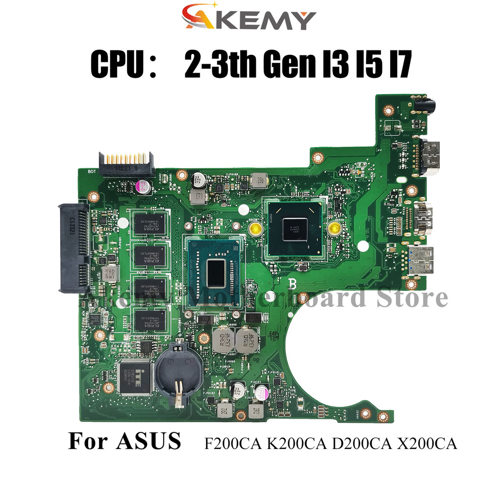 X200CA Laptop Motherboard For ASUS VivoBook F200CA X200C K200CA D200CA X200CA Notebook Mainboard Wit