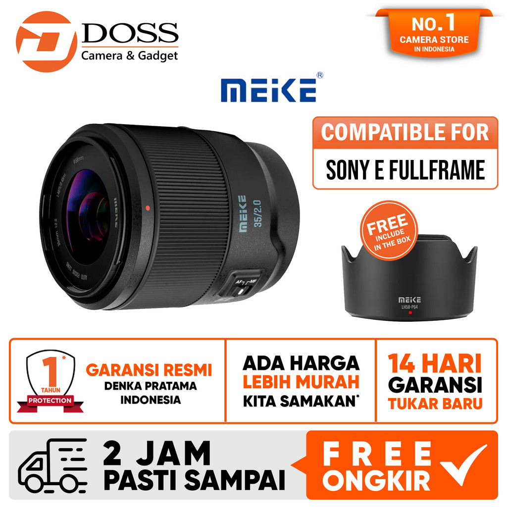 DOSS Makassar-Meike 35mm f2.0 AF for Sony E Fullframe Lens Meike AF 35 mm f/2.0-DOSS