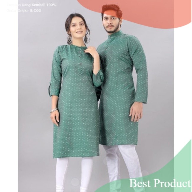 kurta india/kurti india/baju india dewasa/couple kurta- pakaian pria lainnya