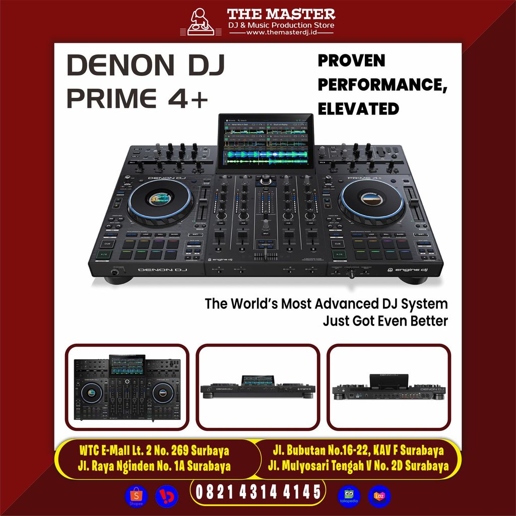 BIG SALE Denon DJ Prime 4 + | Prime 4 Plus Standalone DJ System | DJ Controller