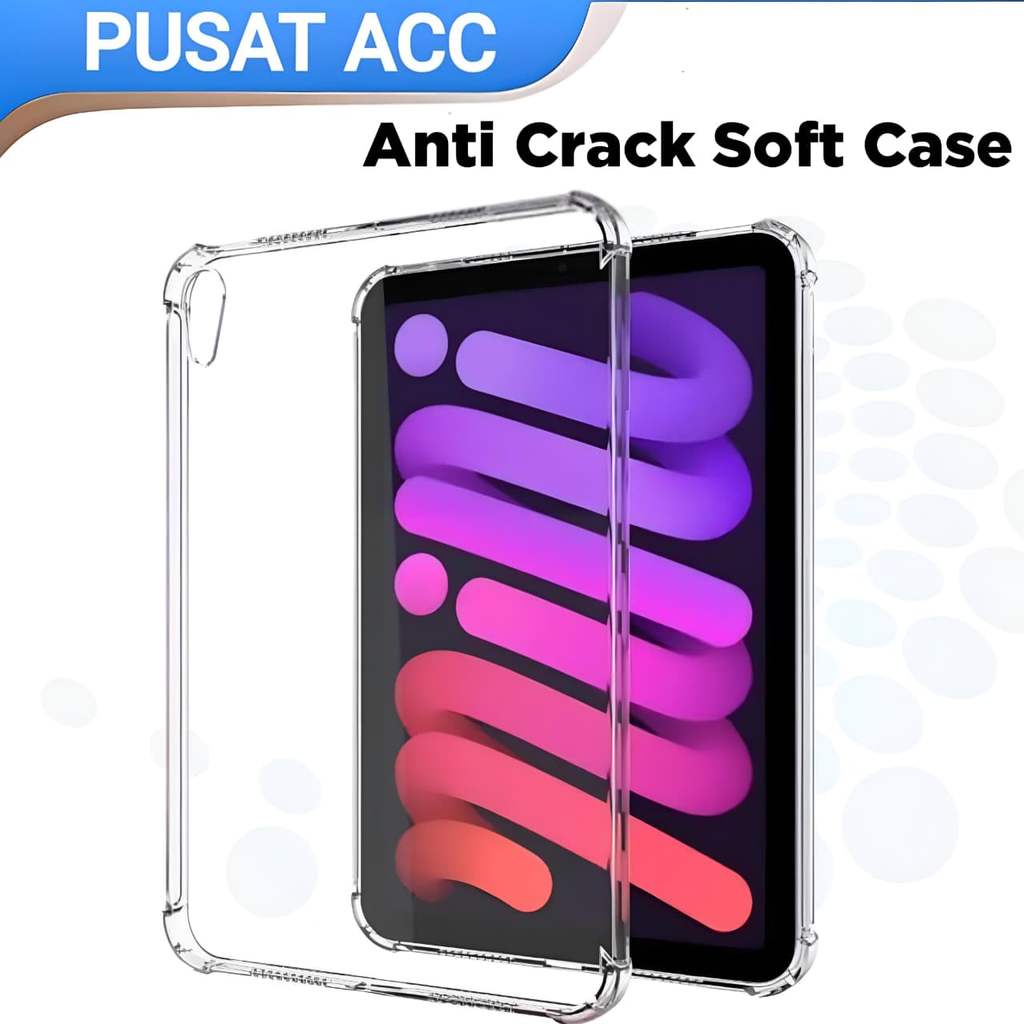 Casing Case Samsung Tab SM-P205 T590 T515 T285 Tab S6 Lite Anti Crack Transparan