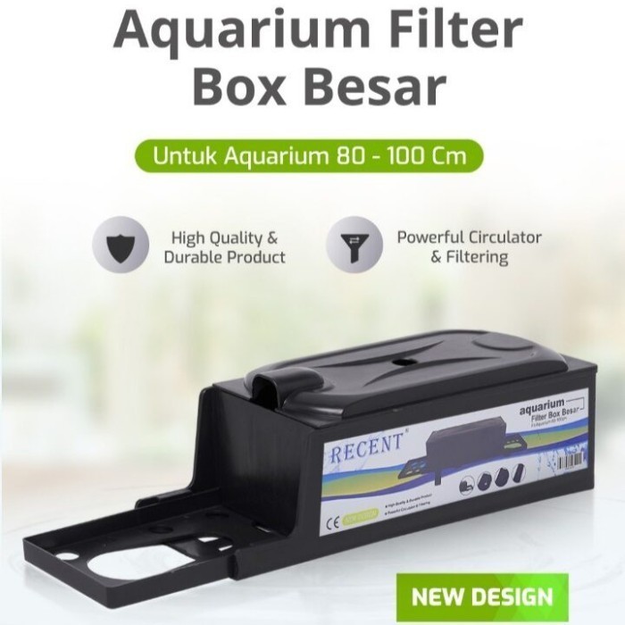 RECENT Box Filter Besar Aquarium Filter Box Besar Box Kosong Besar