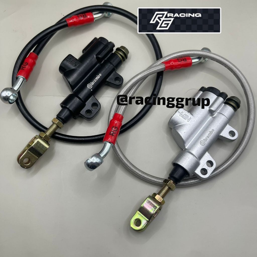 Paket Master Rem Belakang RCB Charcoal E-12 + Selang Rem Racinggrup terlaris PAKET tonjokan master h